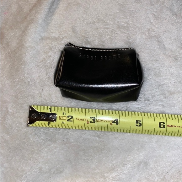 Bobbi Brown Black Leather Coin Purse - Lined - Picture 7 of 8